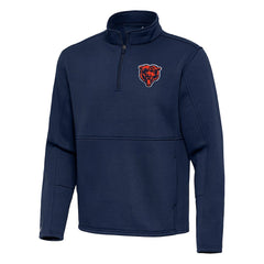Chicago Bears  Antigua Twist Quarter-Zip Pullover Jacket