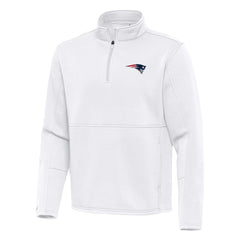 New England Patriots  Antigua Twist Quarter-Zip Pullover Jacket