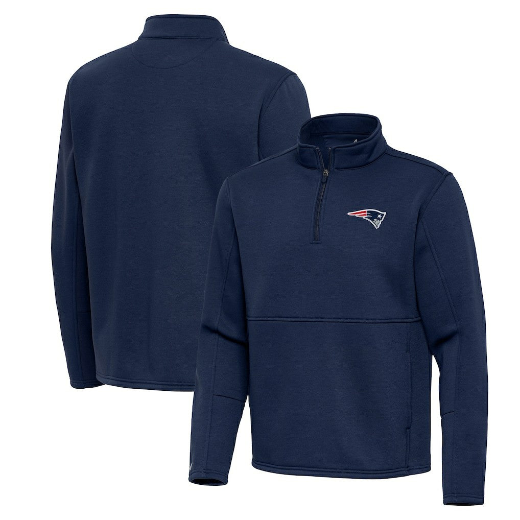 New England Patriots  Antigua Twist Quarter-Zip Pullover Jacket