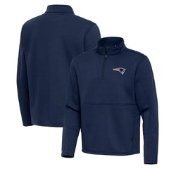 New England Patriots  Antigua Twist Quarter-Zip Pullover Jacket