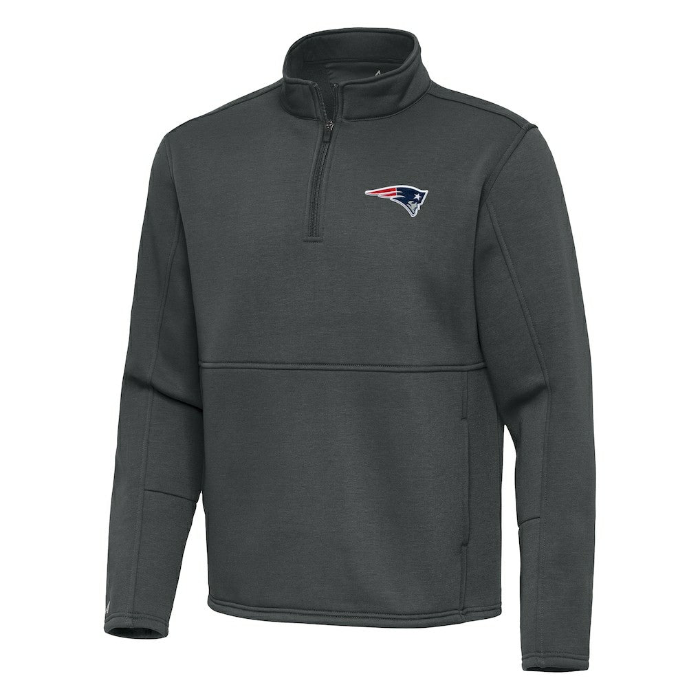 New England Patriots  Antigua Twist Quarter-Zip Pullover Jacket