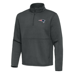 New England Patriots  Antigua Twist Quarter-Zip Pullover Jacket