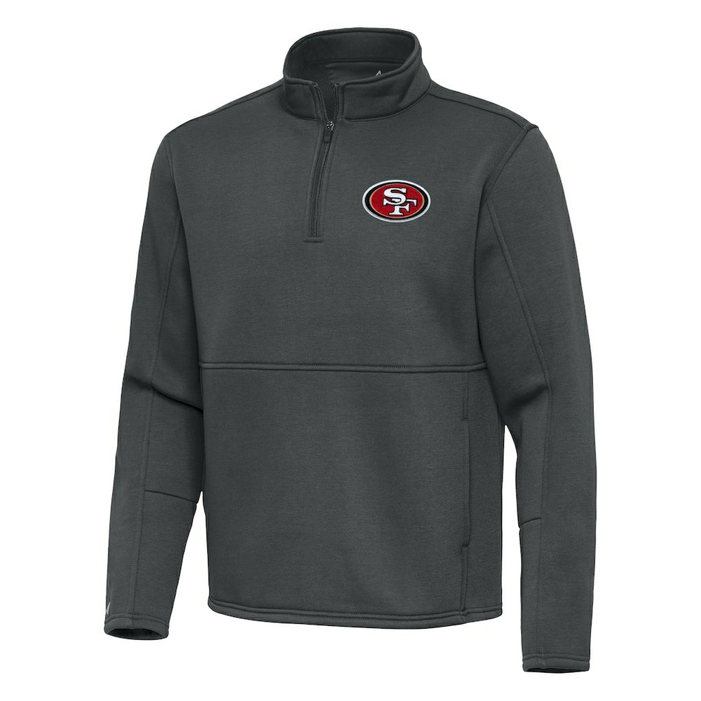 San Francisco 49ers  Antigua Twist Quarter-Zip Pullover Jacket