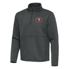 San Francisco 49ers  Antigua Twist Quarter-Zip Pullover Jacket