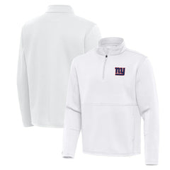 New York Giants  Antigua Twist Quarter-Zip Pullover Jacket