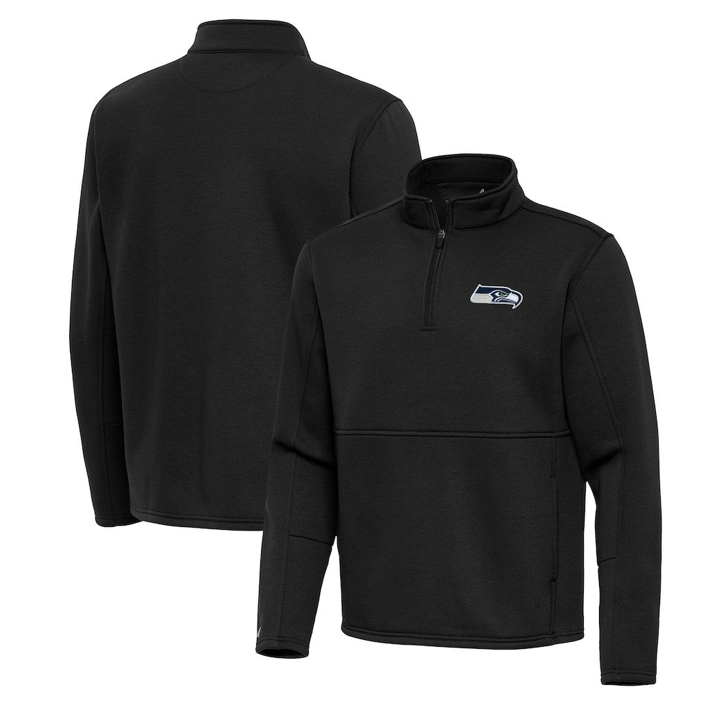 Seattle Seahawks  Antigua Twist Quarter-Zip Pullover Jacket