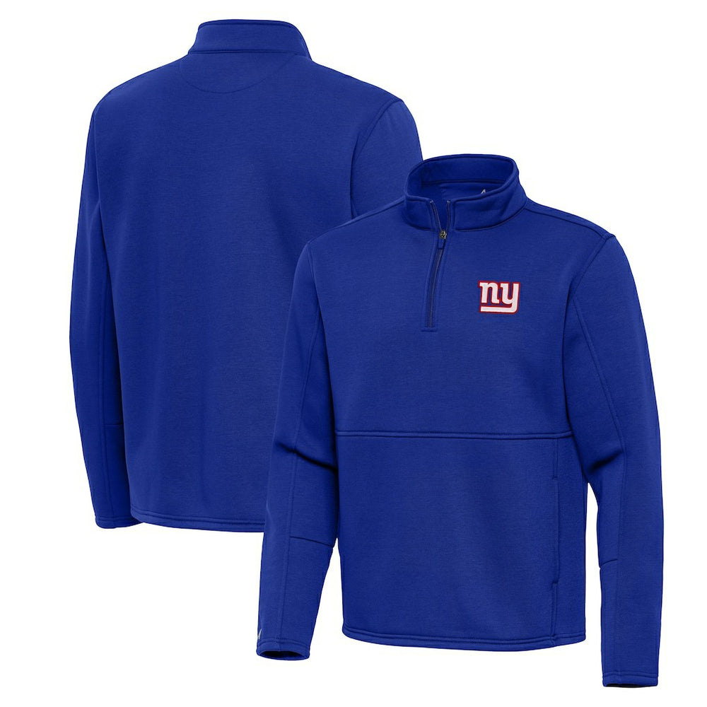 New York Giants  Antigua Twist Quarter-Zip Pullover Jacket