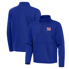 New York Giants  Antigua Twist Quarter-Zip Pullover Jacket