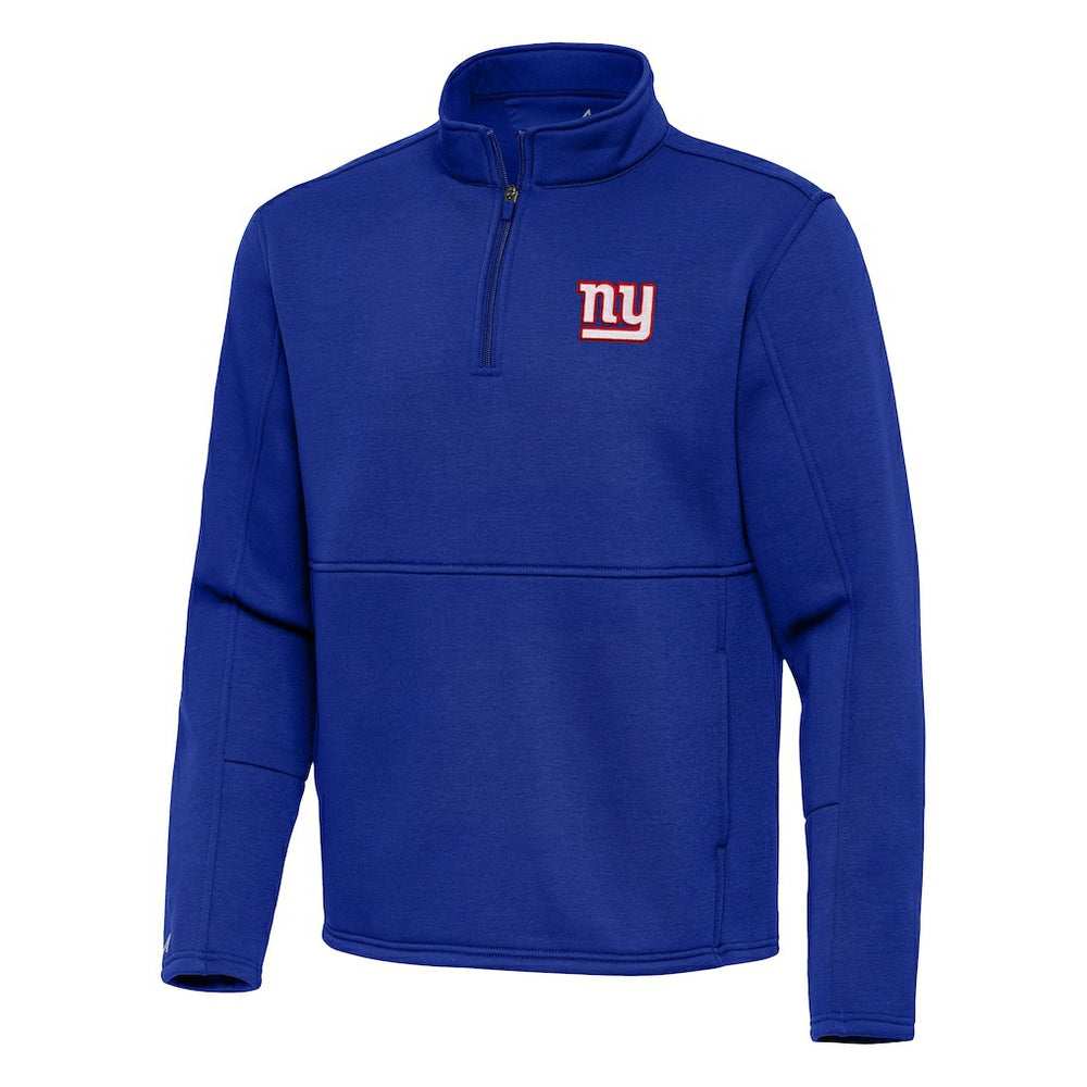 New York Giants  Antigua Twist Quarter-Zip Pullover Jacket