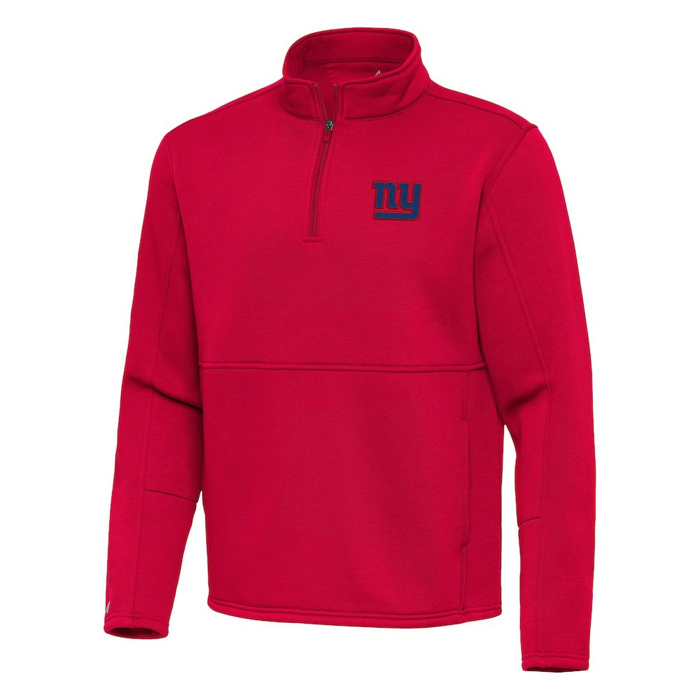 New York Giants  Antigua Twist Quarter-Zip Pullover Jacket