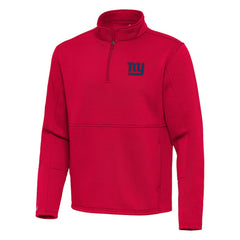 New York Giants  Antigua Twist Quarter-Zip Pullover Jacket