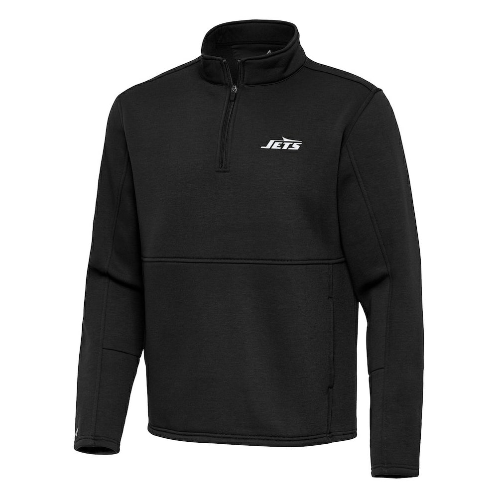 New York Jets  Antigua Twist Quarter-Zip Pullover Jacket