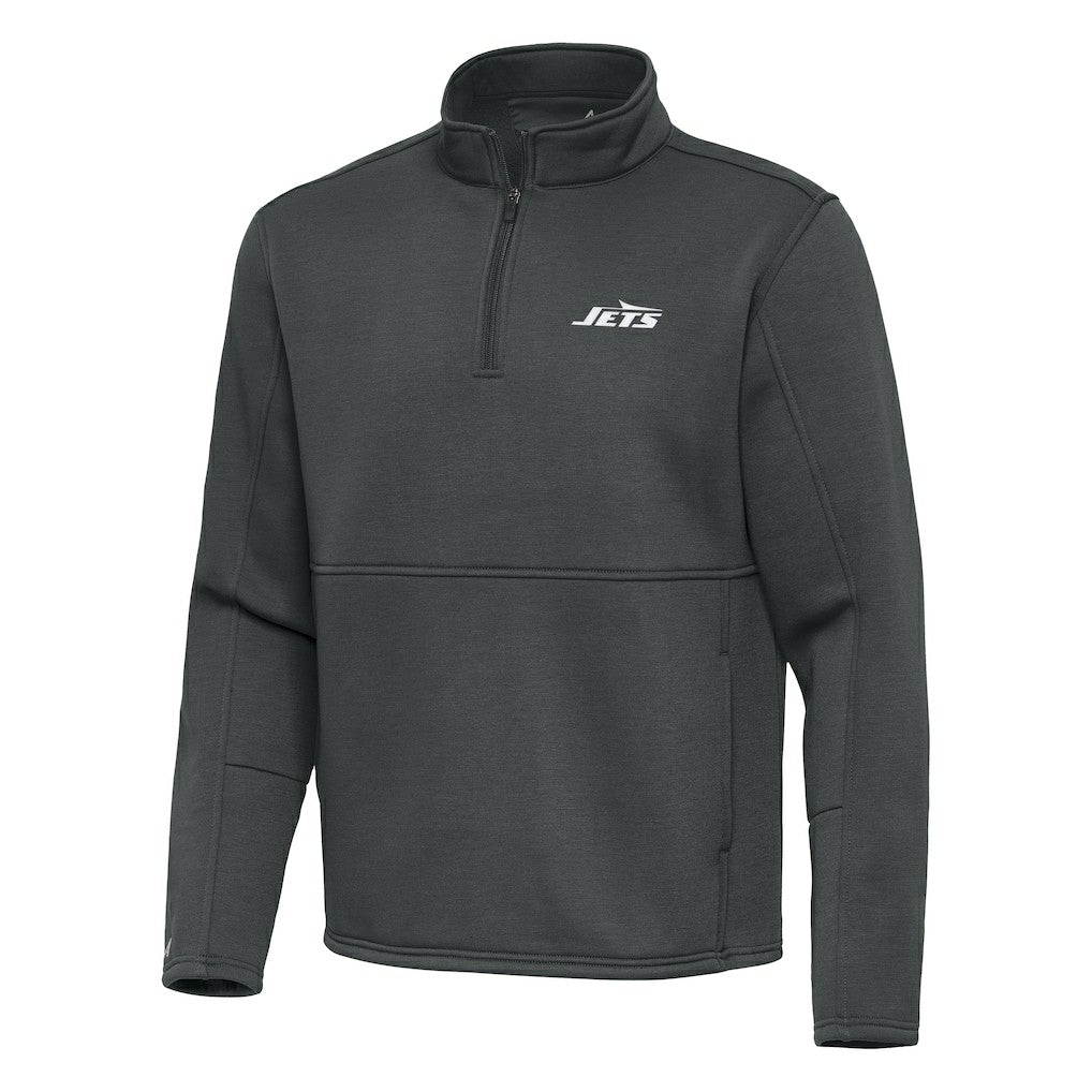 New York Jets  Antigua Twist Quarter-Zip Pullover Jacket