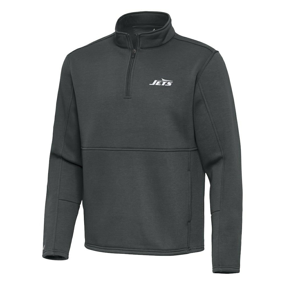 New York Jets  Antigua Twist Quarter-Zip Pullover Jacket
