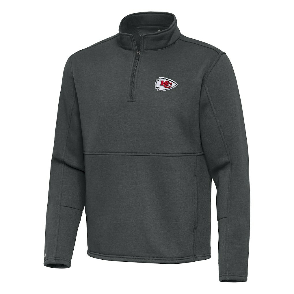 Kansas City Chiefs  Antigua Twist Quarter-Zip Pullover Jacket