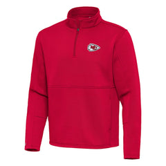 Kansas City Chiefs  Antigua Twist Quarter-Zip Pullover Jacket