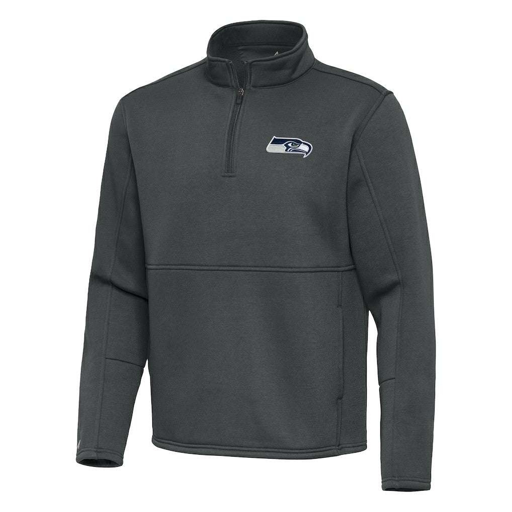 Seattle Seahawks  Antigua Twist Quarter-Zip Pullover Jacket