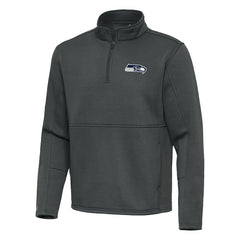 Seattle Seahawks  Antigua Twist Quarter-Zip Pullover Jacket