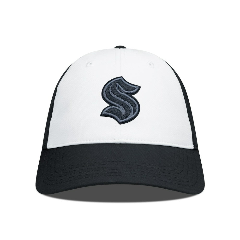 Seattle Kraken Levelwear Endure Nightfall Blackout Patch Unstructured Flex Hat Outlet
