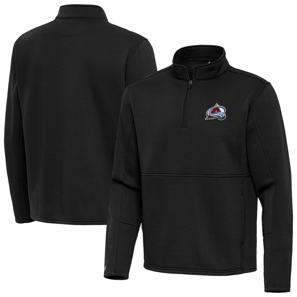 Colorado Avalanche Antigua Twist Quarter-Zip Pullover Jacket For Sale