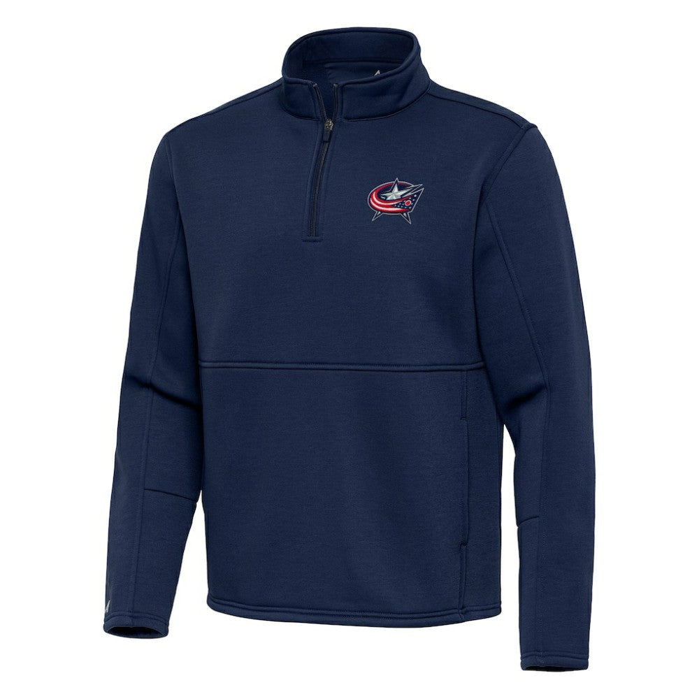 Columbus Blue Jackets Antigua Twist Quarter-Zip Pullover Jacket Discount