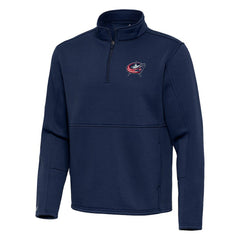 Columbus Blue Jackets Antigua Twist Quarter-Zip Pullover Jacket Discount