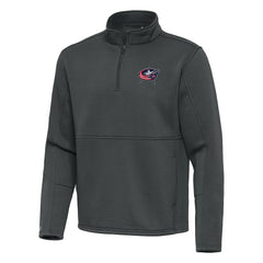 Columbus Blue Jackets Antigua Twist Quarter-Zip Pullover Jacket Sale