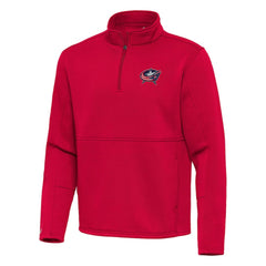 Columbus Blue Jackets Antigua Twist Quarter-Zip Pullover Jacket Discount