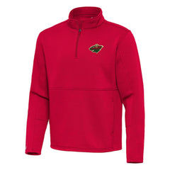 Minnesota Wild Antigua Twist Quarter-Zip Pullover Jacket Online