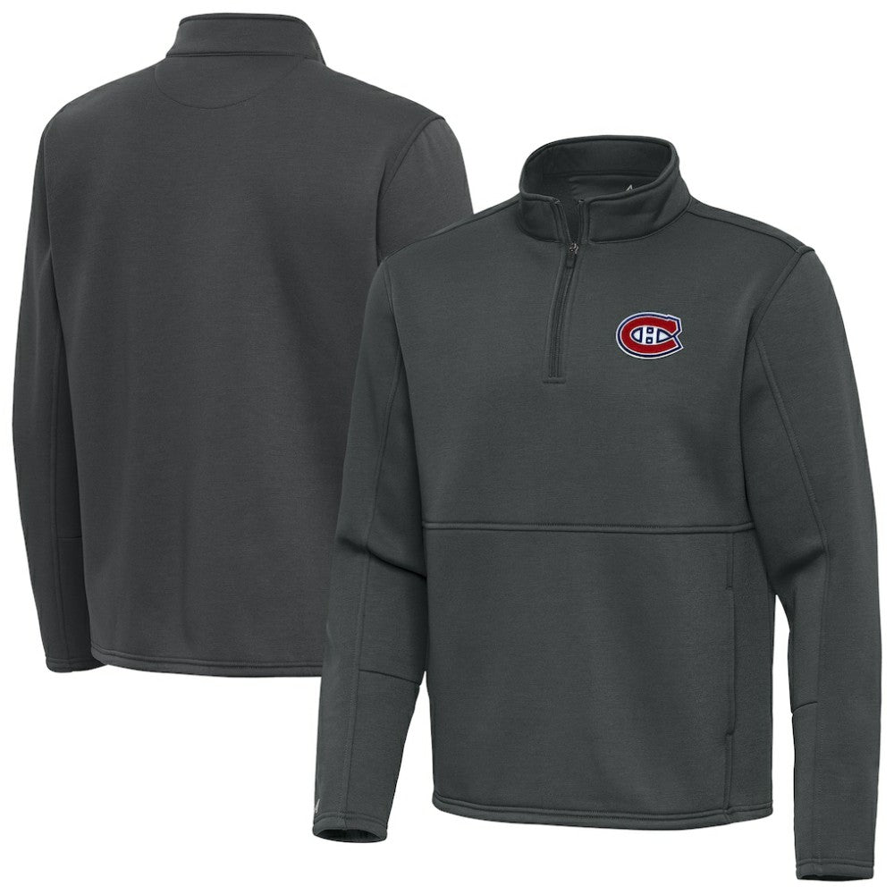 Montreal Canadiens Antigua Twist Quarter-Zip Pullover Jacket Sale
