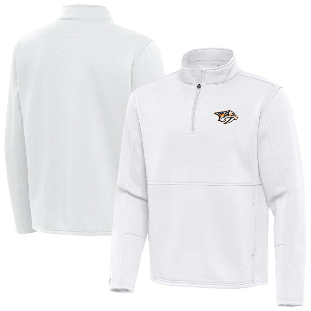 Nashville Predators Antigua Twist Quarter-Zip Pullover Jacket Outlet