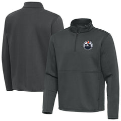 Edmonton Oilers Antigua Twist Quarter-Zip Pullover Jacket Discount