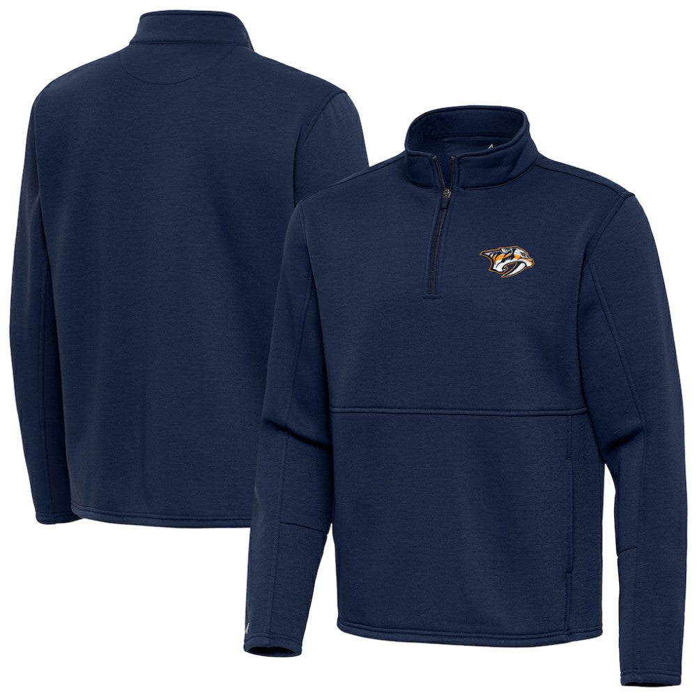 Nashville Predators Antigua Twist Quarter-Zip Pullover Jacket Outlet