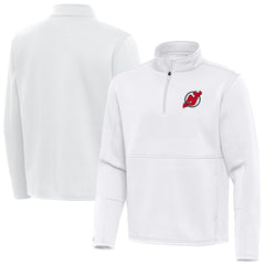 New Jersey Devils Antigua Twist Quarter-Zip Pullover Jacket For Sale