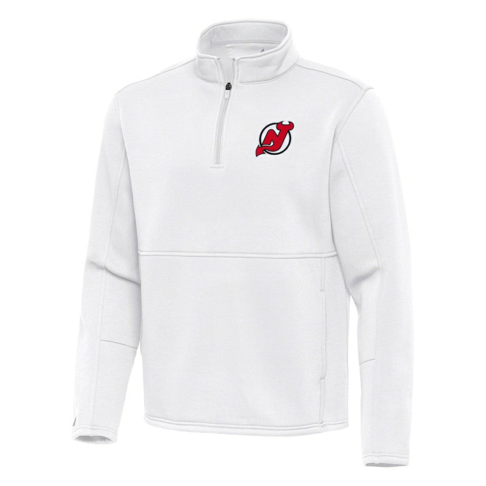 New Jersey Devils Antigua Twist Quarter-Zip Pullover Jacket For Sale