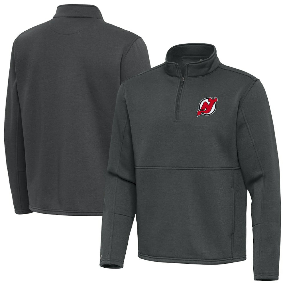 New Jersey Devils Antigua Twist Quarter-Zip Pullover Jacket Outlet