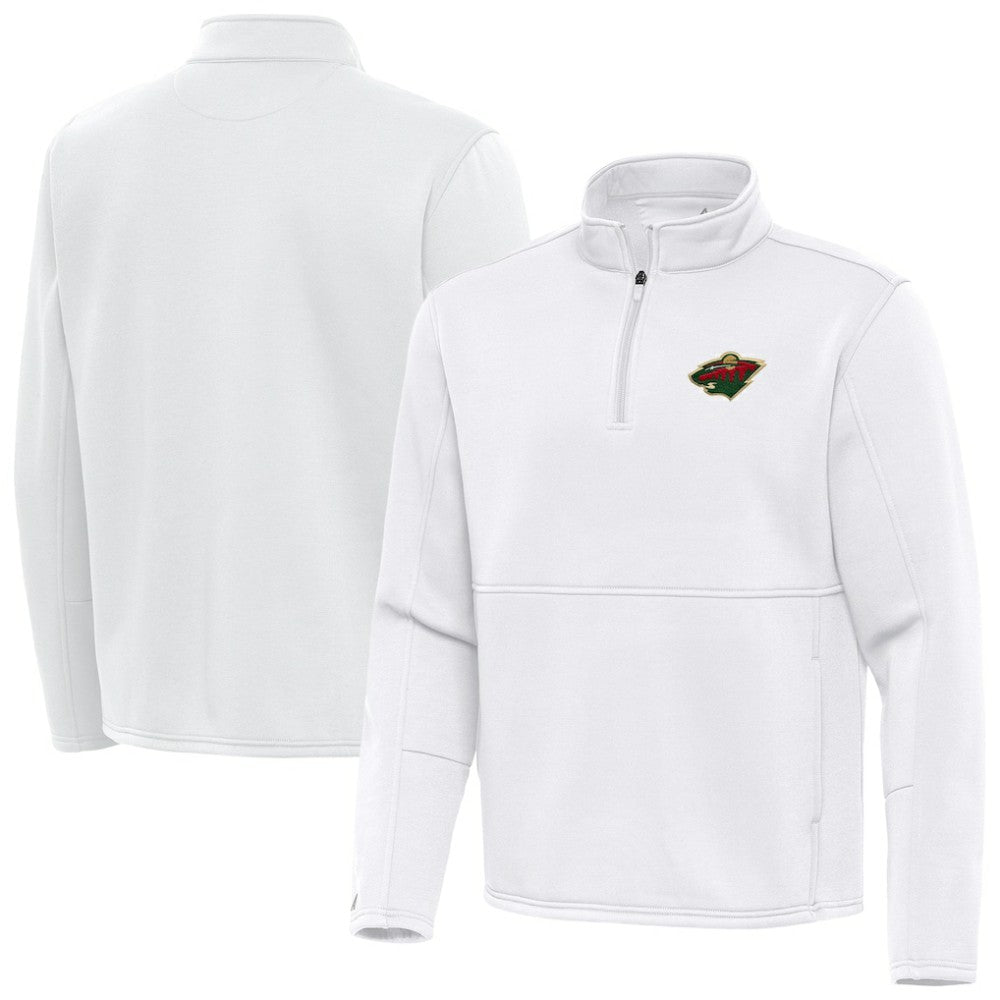 Minnesota Wild Antigua Twist Quarter-Zip Pullover Jacket For Sale