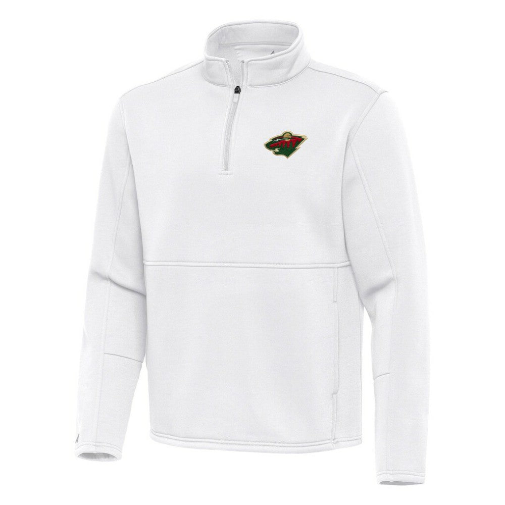 Minnesota Wild Antigua Twist Quarter-Zip Pullover Jacket For Sale