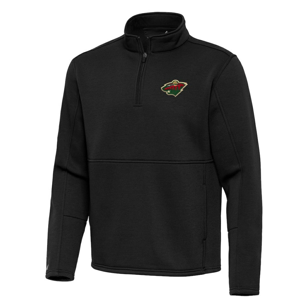 Minnesota Wild Antigua Twist Quarter-Zip Pullover Jacket Sale