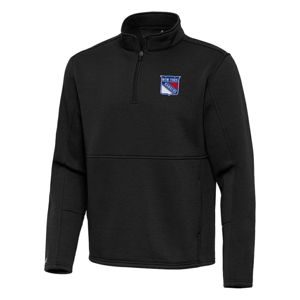 New York Rangers Antigua Twist Quarter-Zip Pullover Jacket Sale