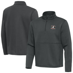 Anaheim Ducks Antigua Twist Quarter-Zip Pullover Jacket For Sale