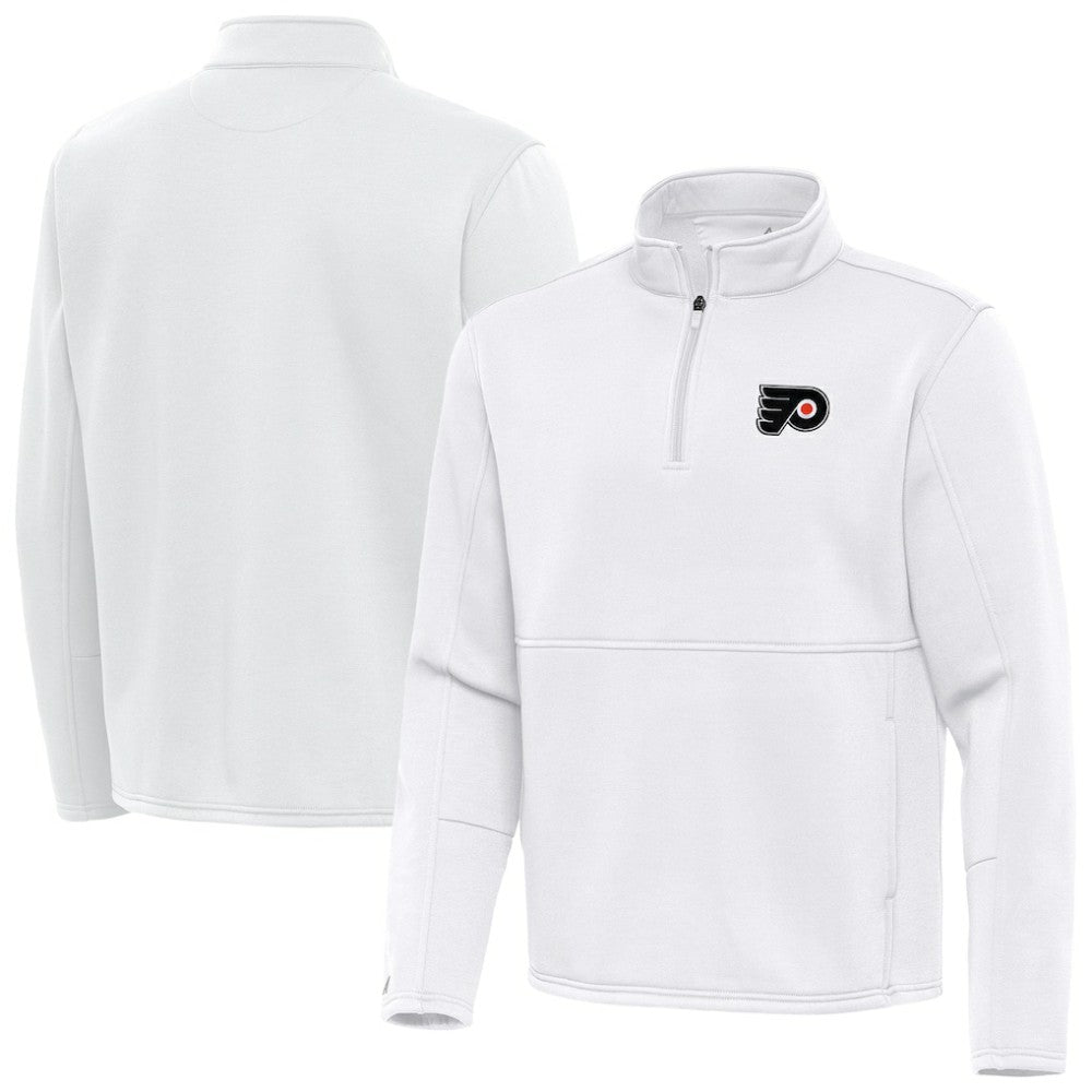 Philadelphia Flyers Antigua Twist Quarter-Zip Pullover Jacket Outlet