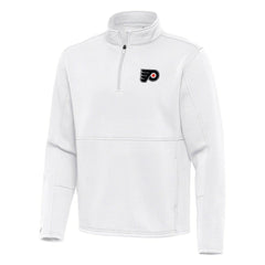 Philadelphia Flyers Antigua Twist Quarter-Zip Pullover Jacket Outlet