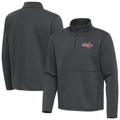 Washington Capitals Antigua Twist Quarter-Zip Pullover Jacket On Sale