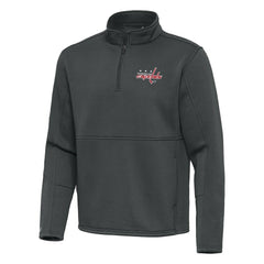 Washington Capitals Antigua Twist Quarter-Zip Pullover Jacket On Sale