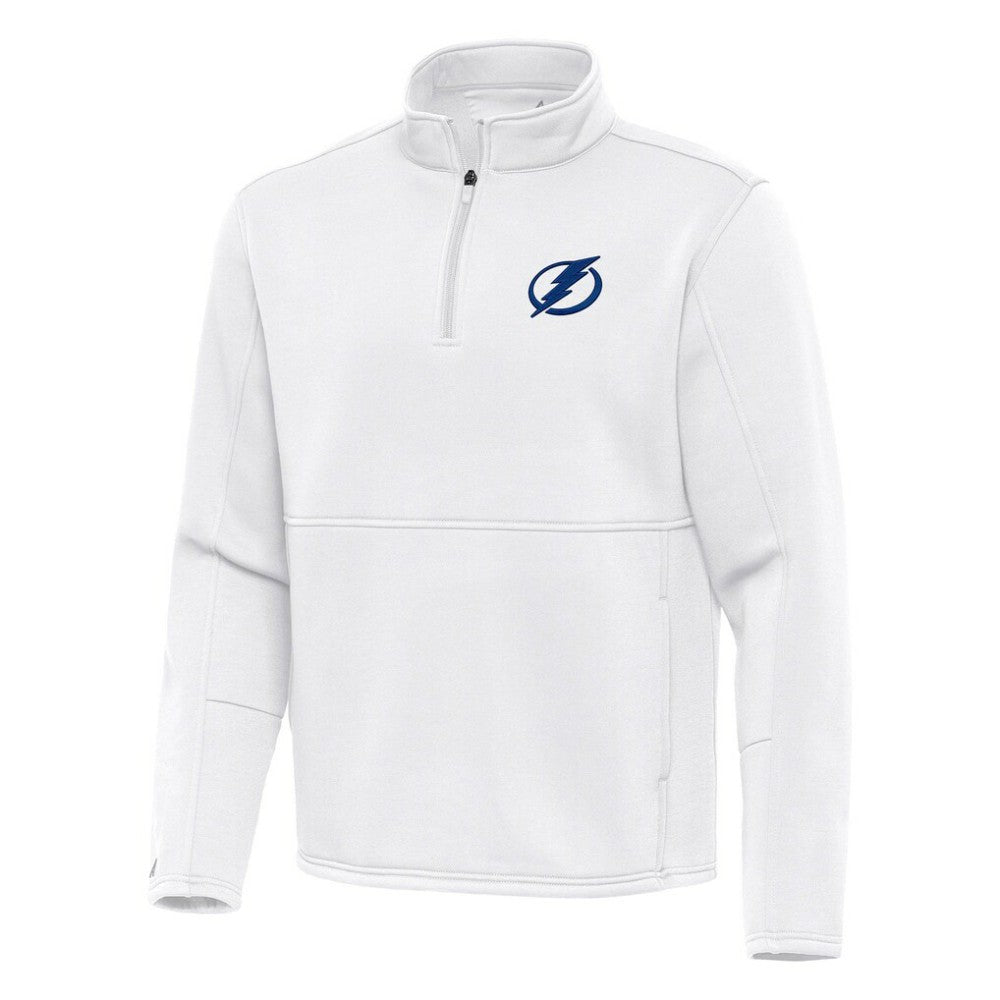 Tampa Bay Lightning Antigua Twist Quarter-Zip Pullover Jacket On Sale