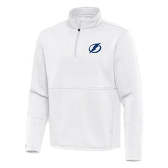 Tampa Bay Lightning Antigua Twist Quarter-Zip Pullover Jacket On Sale