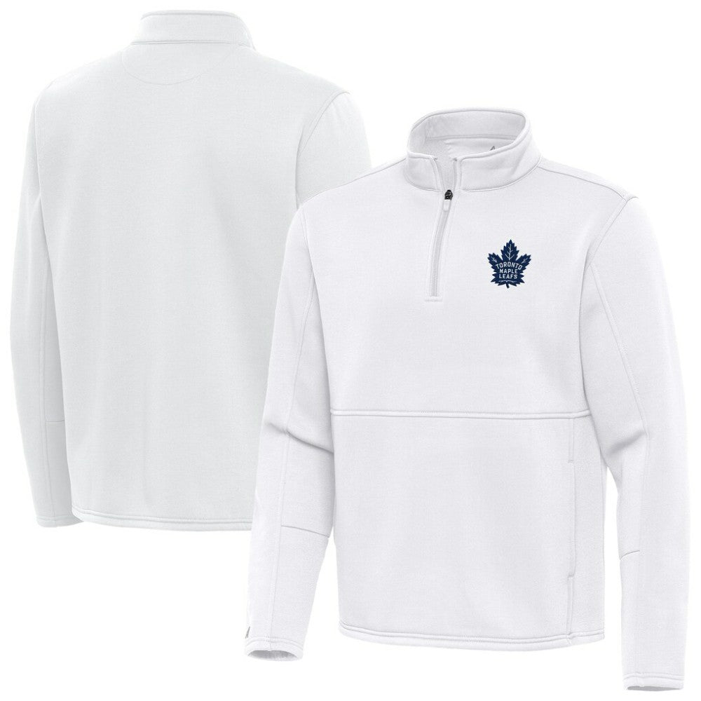 Toronto Maple Leafs Antigua Twist Quarter-Zip Pullover Jacket On Sale