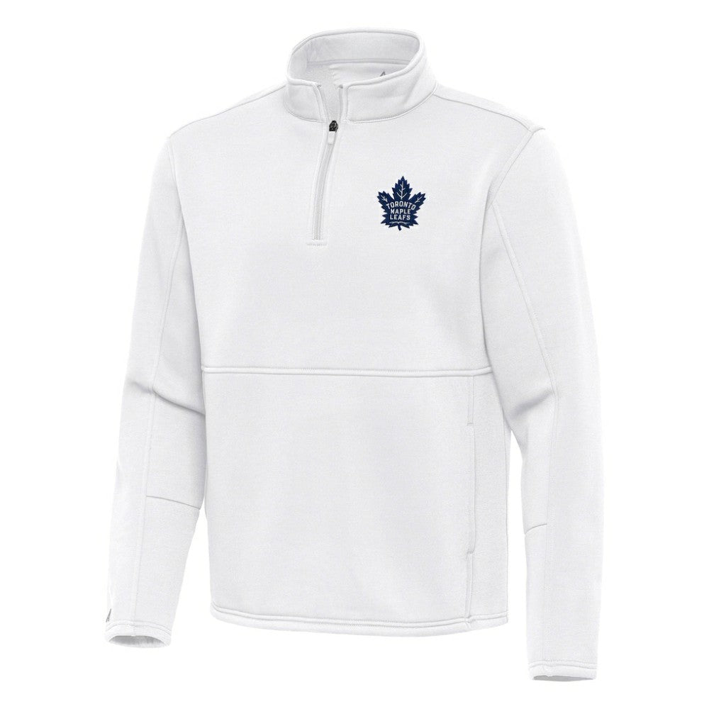 Toronto Maple Leafs Antigua Twist Quarter-Zip Pullover Jacket On Sale