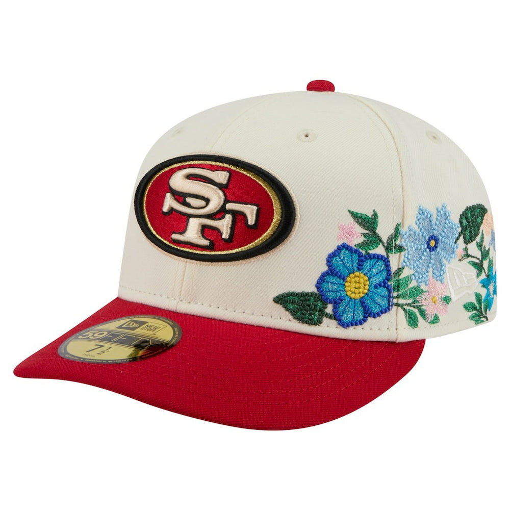 San Francisco 49ers New Era Tonal Floral 59FIFTY Fitted Hat